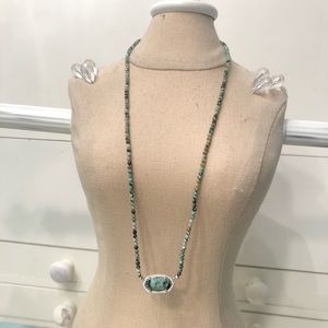 Kendra Scott African Turquoise Bead Elisa Necklace
